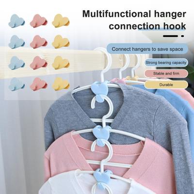 18Pcs Heavy-Duty Hanger Connector Hooks Widened Strong Load Bearing Space Saving Closet Organizer Home Supplies