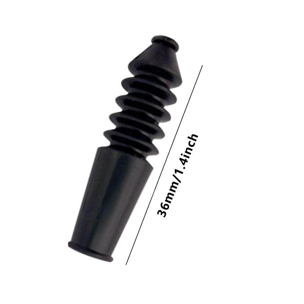 10 Pieces Bike V Brake Noodles Lightweight Wear-resistant Excellent Protection Adjustable Cable Guide Boots Lubricating Oil