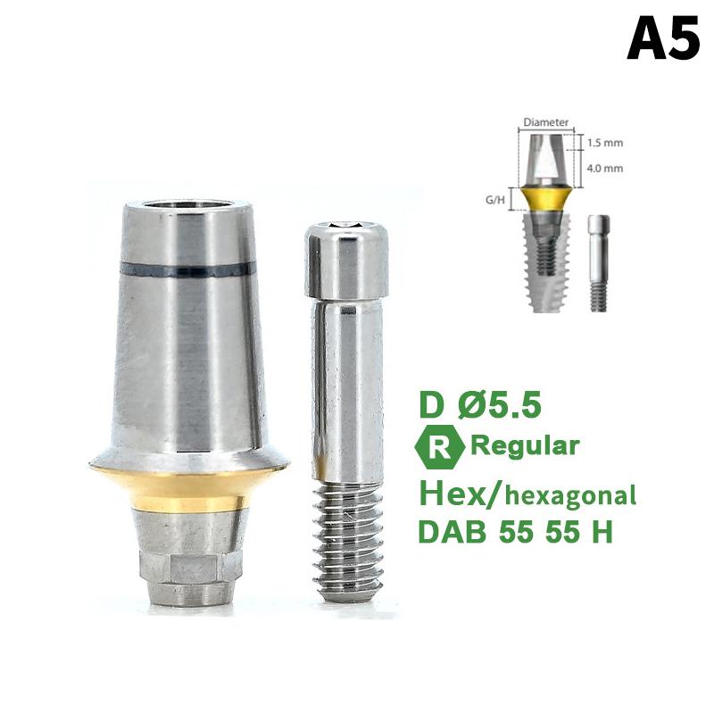 Dental Alloy Straight Composite Restorative Abutment Screw Accessories For Dentium Dental Supplies