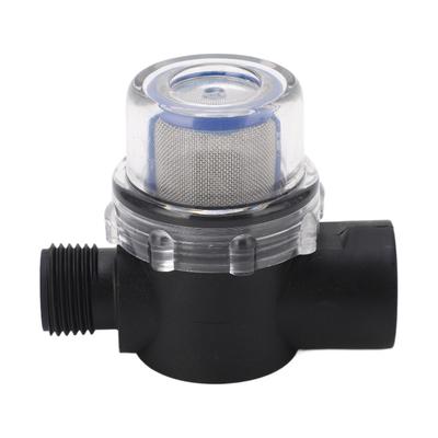 1/2in-14 Female Thread Inline Filter 50 Mesh Screen Plastic Construction Water Strainer For Pipeline