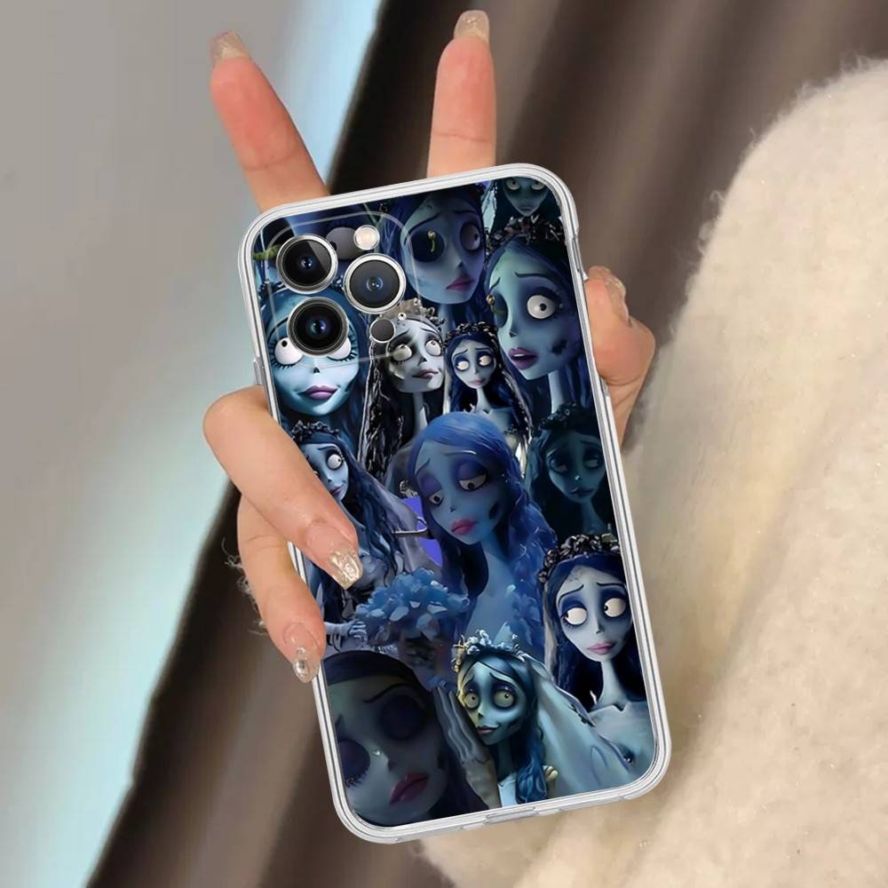 

Чехол для телефона C-Corpse B-BrideS для IPhone 17 16 15 14 13 11 12 Pro Max 16 Plus Прозрачный iPhone 12 pro