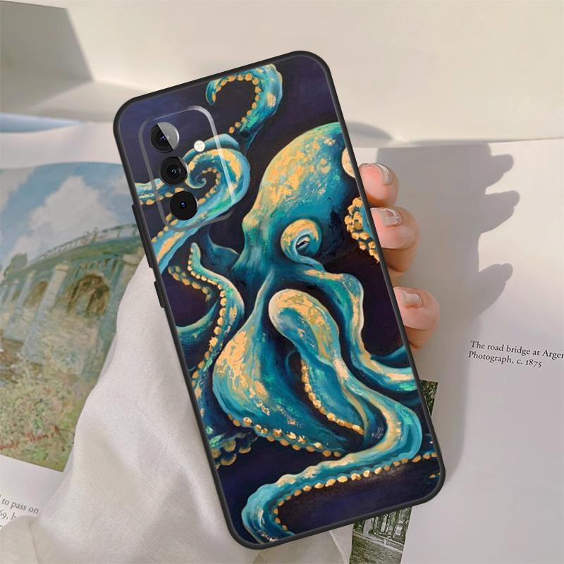 Octopus Walking Case For Samsung Galaxy A13 A33 A53 A34 A54 A14 A15 A16 A26 A36 A56 A12 A32 A52 A06 A35 A55