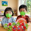 Frog Lizard Mask Tongue Wagging Game Lick Cards Stress Relief Funny Desktop Puzzle Toy Kids Family Party Interactive Gift