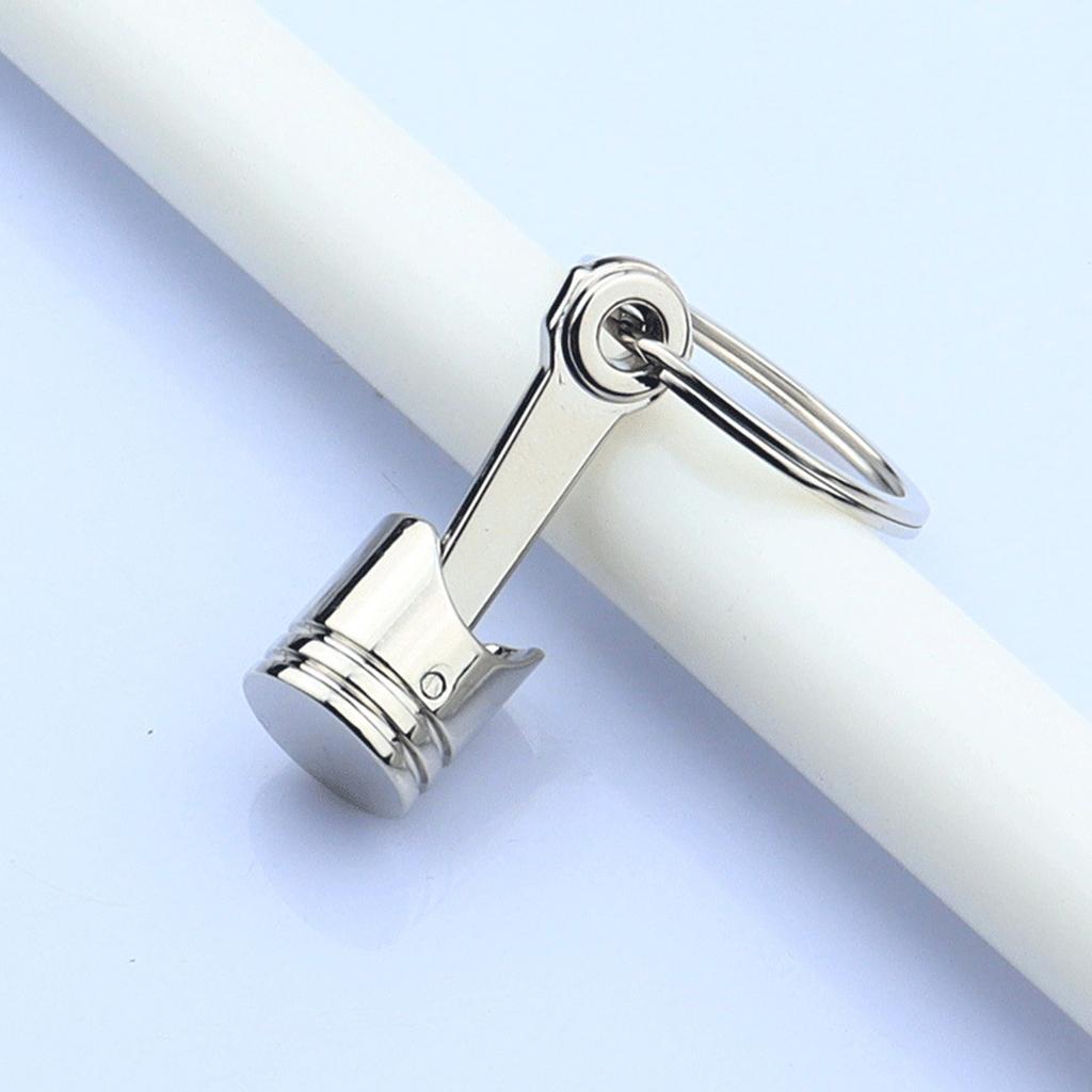 Creative And Personalized Car Piston Keychain Engine Modification Piston Keychain  Locomotive Piston Pendant