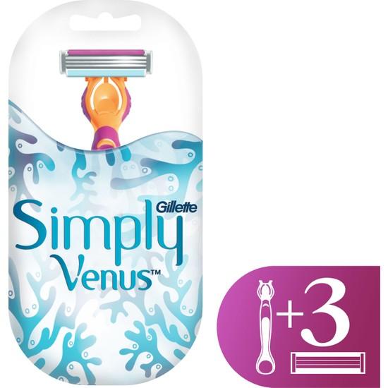 

Бритва Gillette Simply Venus 3 + 3 запасных лезвия