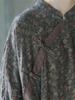 Johnature Women Vintage Print Floral Dresses Stand Long Sleeve Cotton Spring Chinese Style Robes Button Women Dress