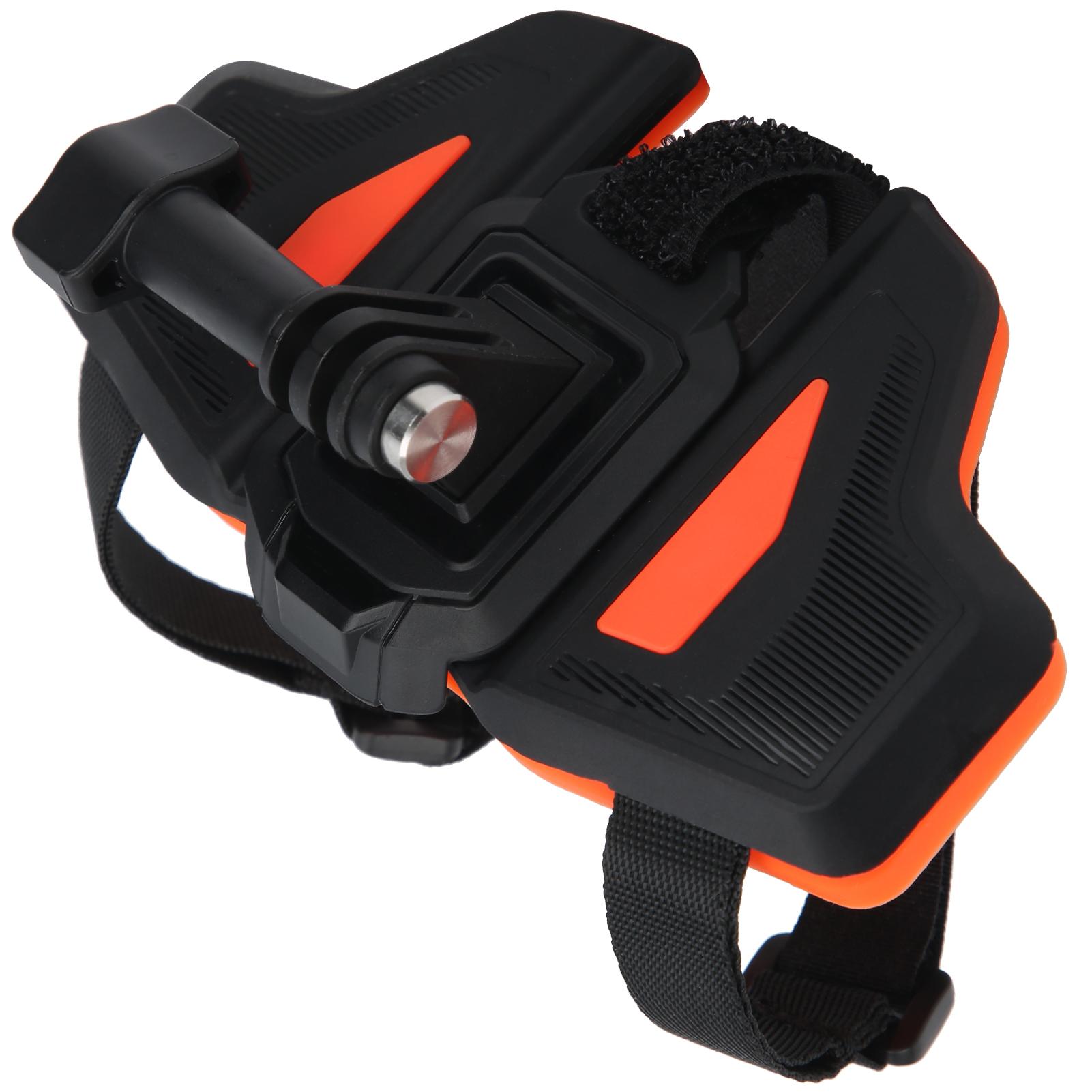 Koogeelife TELESIN Action Camera Universele Motorhelm Kinmontage Riem Bevestigingsbeugel Houder