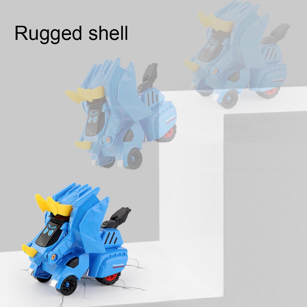 Monster Truck Diecas Vehicle Transformation Car Toys For Boys Dinosaur Deformation Plastic Action Figures Robot Kid Gift