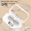 Ultrasonic Contact Lens Cleaner with 4 Timing Modes 360-degree High-Frequency Vibration USB Rechargeable Contact Lens Cleaner Machine