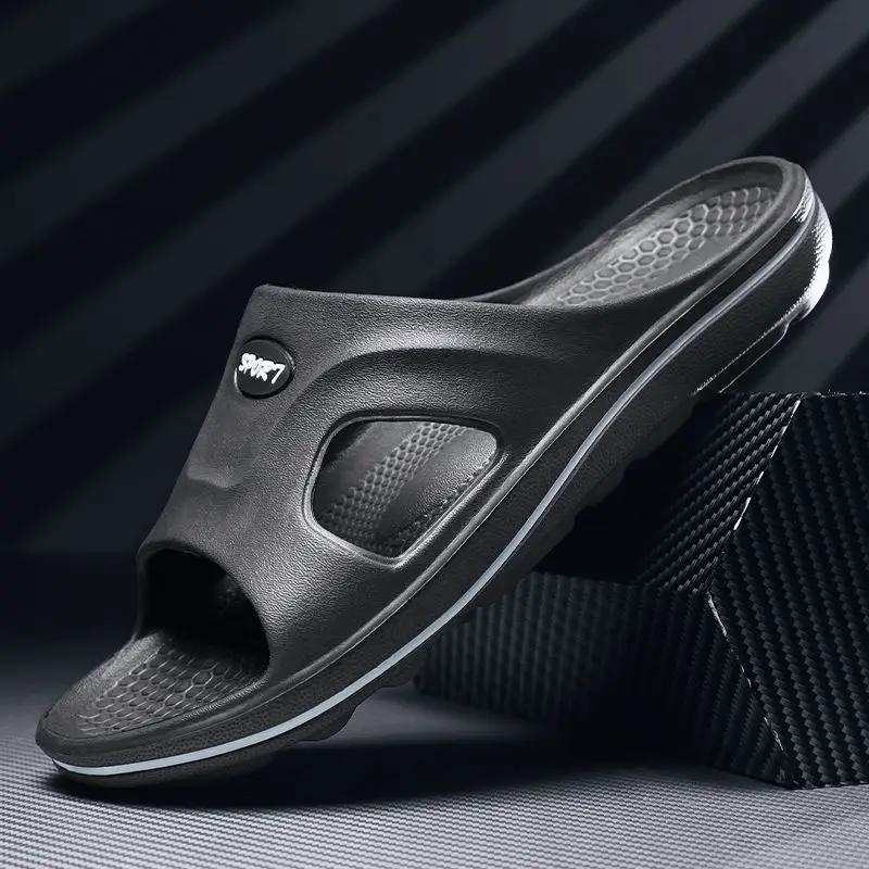 Fashion Bathroom Slippers for Men Shiatsu Platform House Shoes Walk Around Home Indoor Elegant Cheap Liquidation Fun Eva Pvc Sandals Man