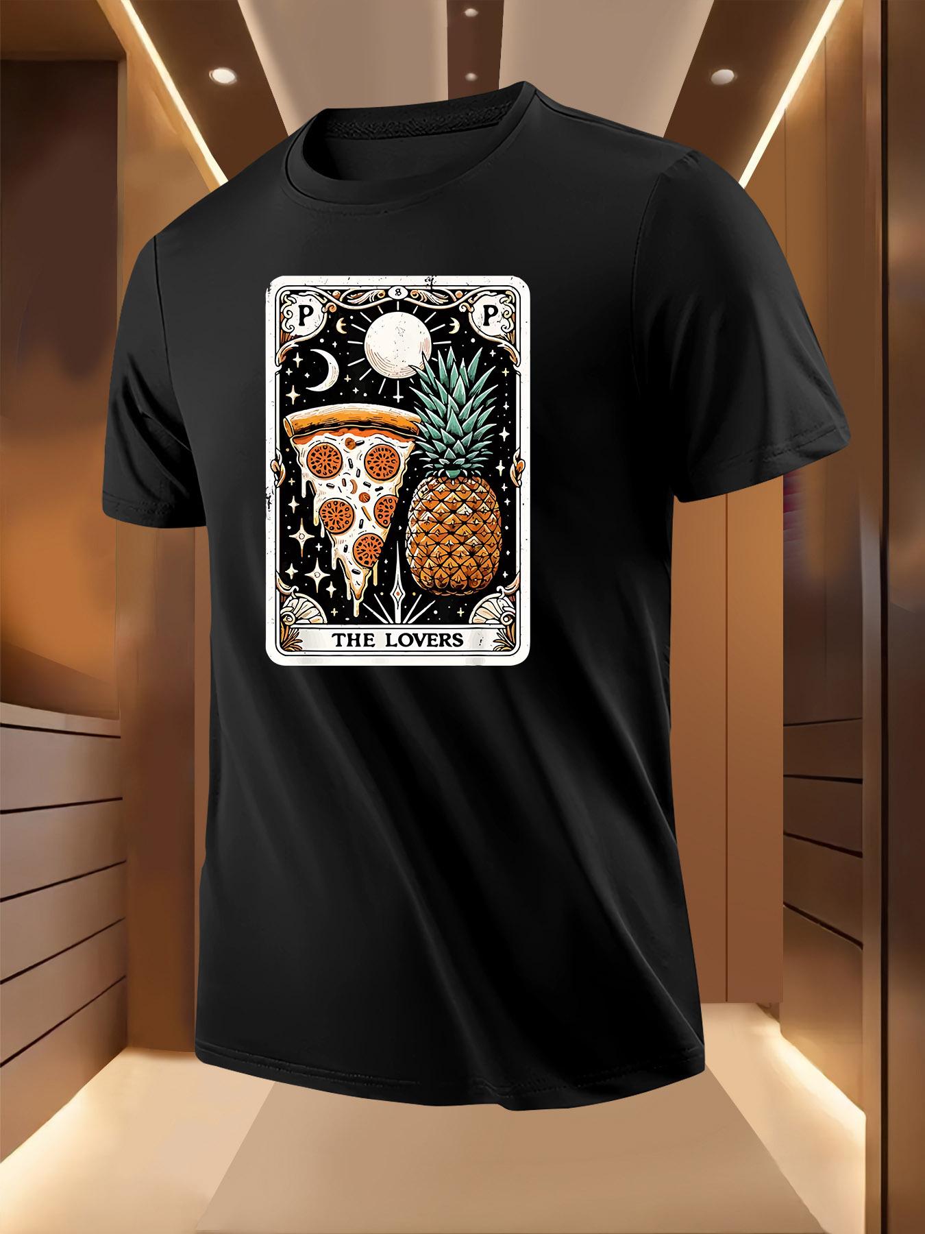 Tarot Lovers Print Pattern Tshirt S