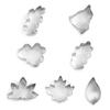 7PCS Stainless Steel Material Pressable Biscuit Cutters Set Cookie Baking Molds