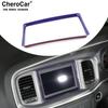 Armaturenbrett Navigation GPS Bildschirmabdeckung Zierrahmen Für Dodge Charger 2015+ Lila