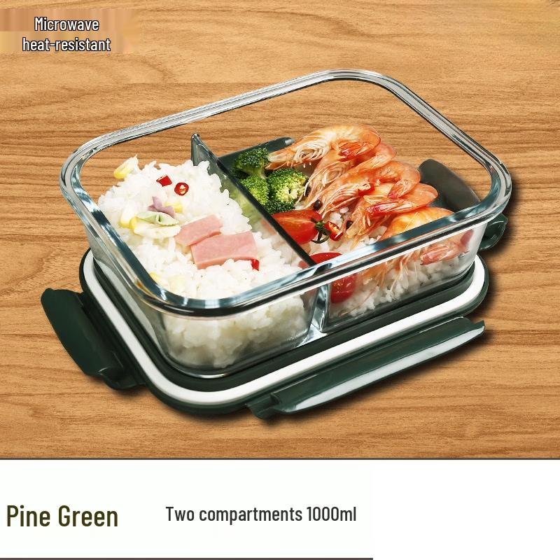 Ru Han Divided Glass Lunch Box Set