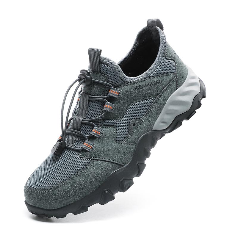 Herr Lätta Vandringsskor Utomhus Promenad Vandringsskor Camping Casual Sneakers Herr Andningsbara Mesh Plus Storlek Sneakers