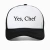 Funny Yes Chef Funny Restaurant Kitchen for Cooks Knife Retro BBQ Baseball Cap Cooking Graphic Snapback Hats Mesh Trucker Hat