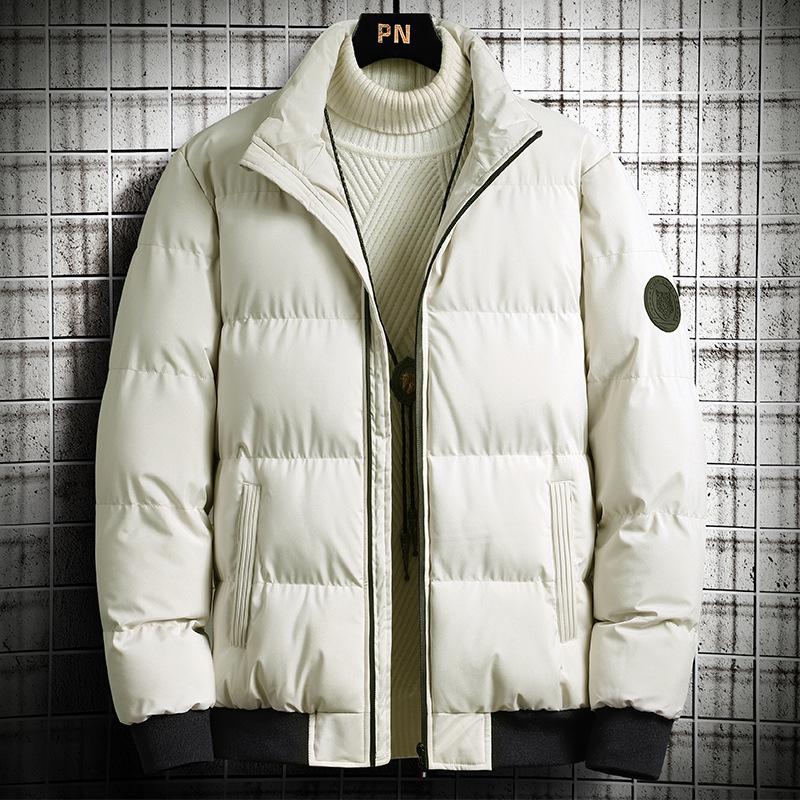 

Padded-on men s jacket winter new brand padded jacket thickened, fat, fattened and enlarged size Feather Rong padded jacket men M хакі
