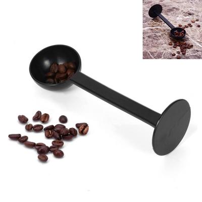 2-in-1-Espresso-Kaffeebohnenlöffel mit einem Fassungsvermögen von 10 g. Tamping Scoop Tamper Tea Tool