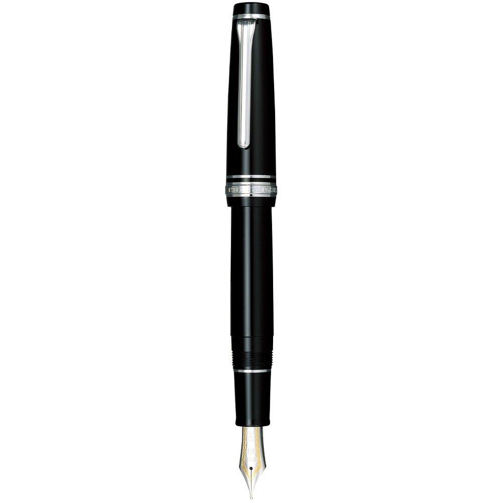 Sailor Fountain Pen Professional Gear Silver Black Fine Point 11-2037-220