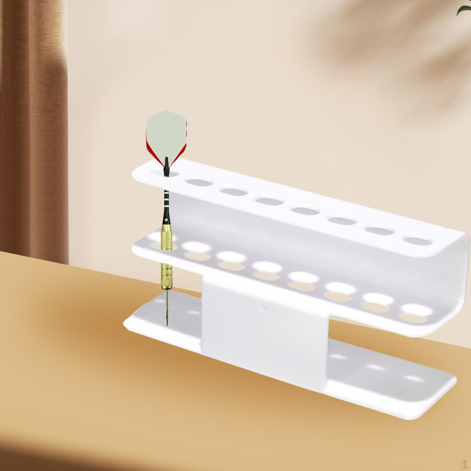 

8-луночный акриловый держатель для дисплея, стильный для хранения наконечников, подставка для гостиной White