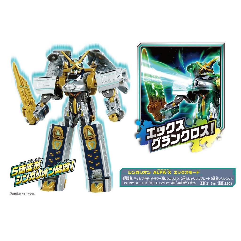 Transformační robot Plarail Shinkansen Shinkalion DXS104 Shinkalion ALFA-X