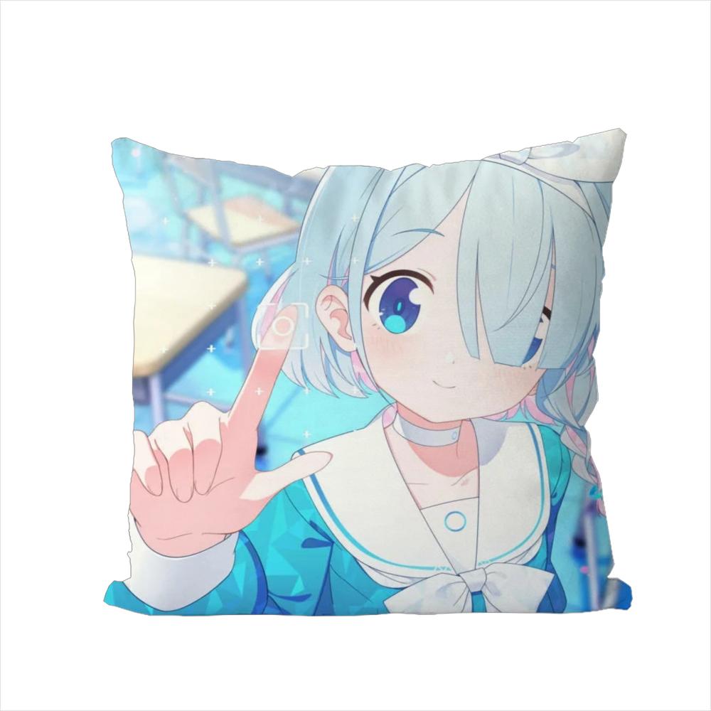 

Blue Archive Pillow Case For Car Sofa Decorative Home Doublesided Print Plush Square Throw Pillow Cushion Cover 30x30cm