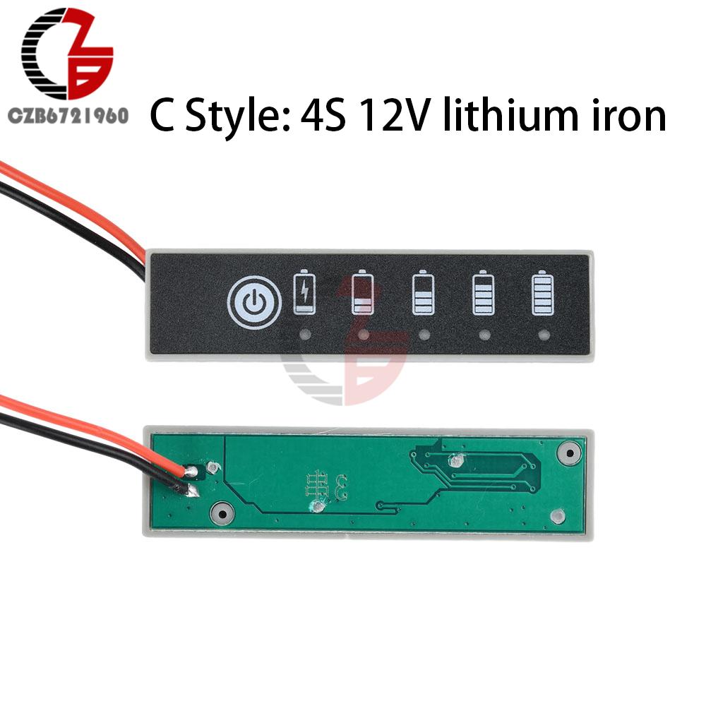 1-7S 18650 Lithium Battery Pack Power Indicator 5S 18/21V Battery Level Indicator Capacity Tester Power Percentage Display Board