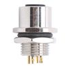 Waterproof Connector Thread Panel Front Mounting Socket Electrical Circuit Accessories M12?B?S4
