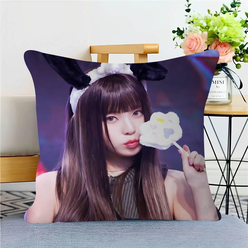 Sänger K-KYUJIN Kissenbezug Toon Geschenk Kissenbezug Schlafzimmer Zuhause Sofa Stuhl Sitz Dekor Kissenbezug