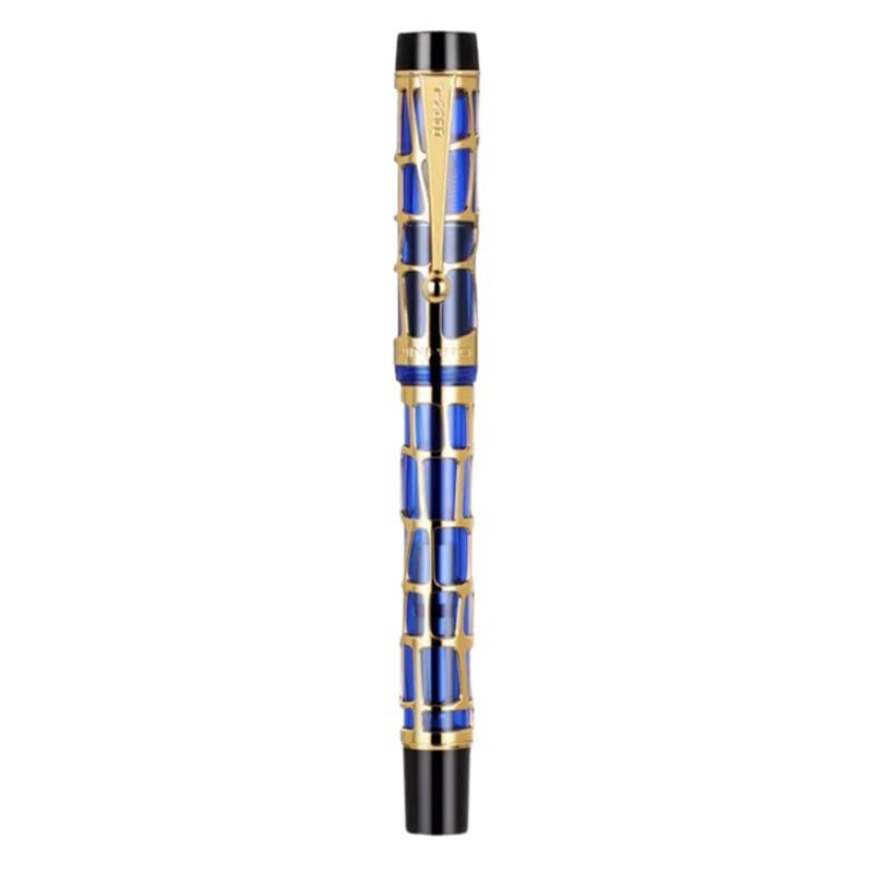 JINHAO 100 Centennial Resin Hollow Series Fountain Pen Golden Clip Business Office Gift Pen Stationery School Supplies PK 9019