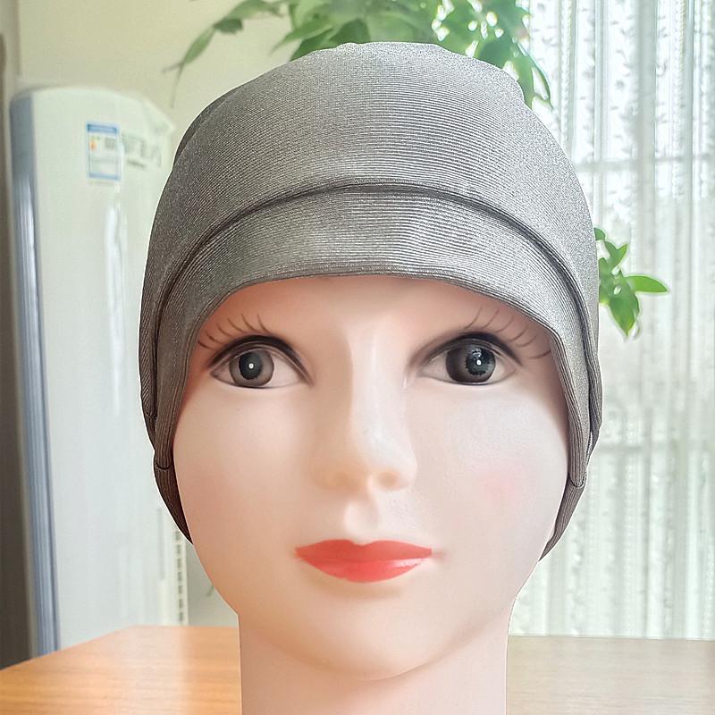 Silver Fiber EMF Shielding Hat 5G RFID Blocking Anti Radiation Beanie Cap with Electromagnetic Wave Protection for Daily Safety