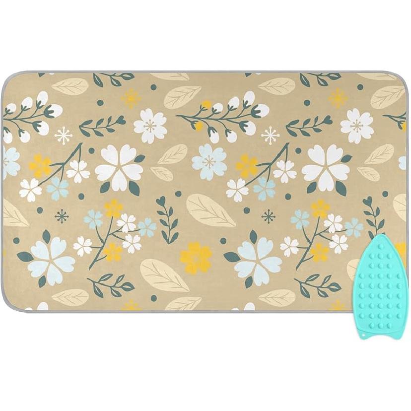 Ironing Mat Portable Ironing Pad Ironing Blanket for Table Top Heat Resistance Double-Side Using Travel Large 47.2 x 27.6 Inch Foldable Lightweight