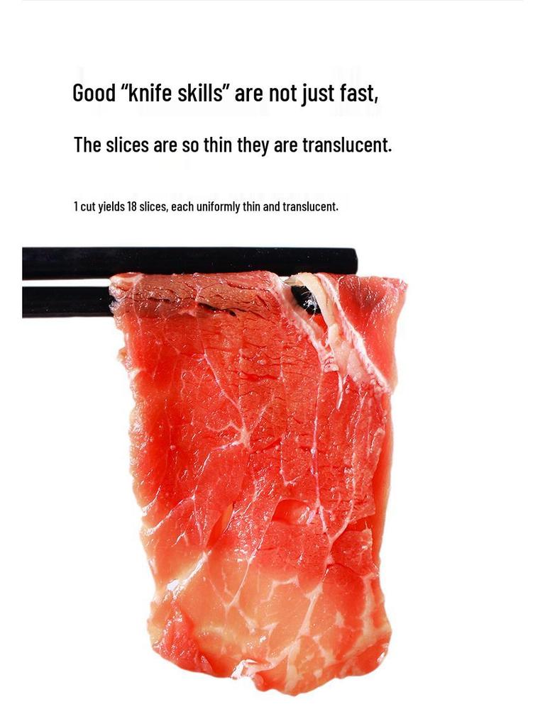 Multifunctional Stainless Steel Vegetable & Meat Slicer: Quickly Cuts Meat, Cubes, and Shreds.