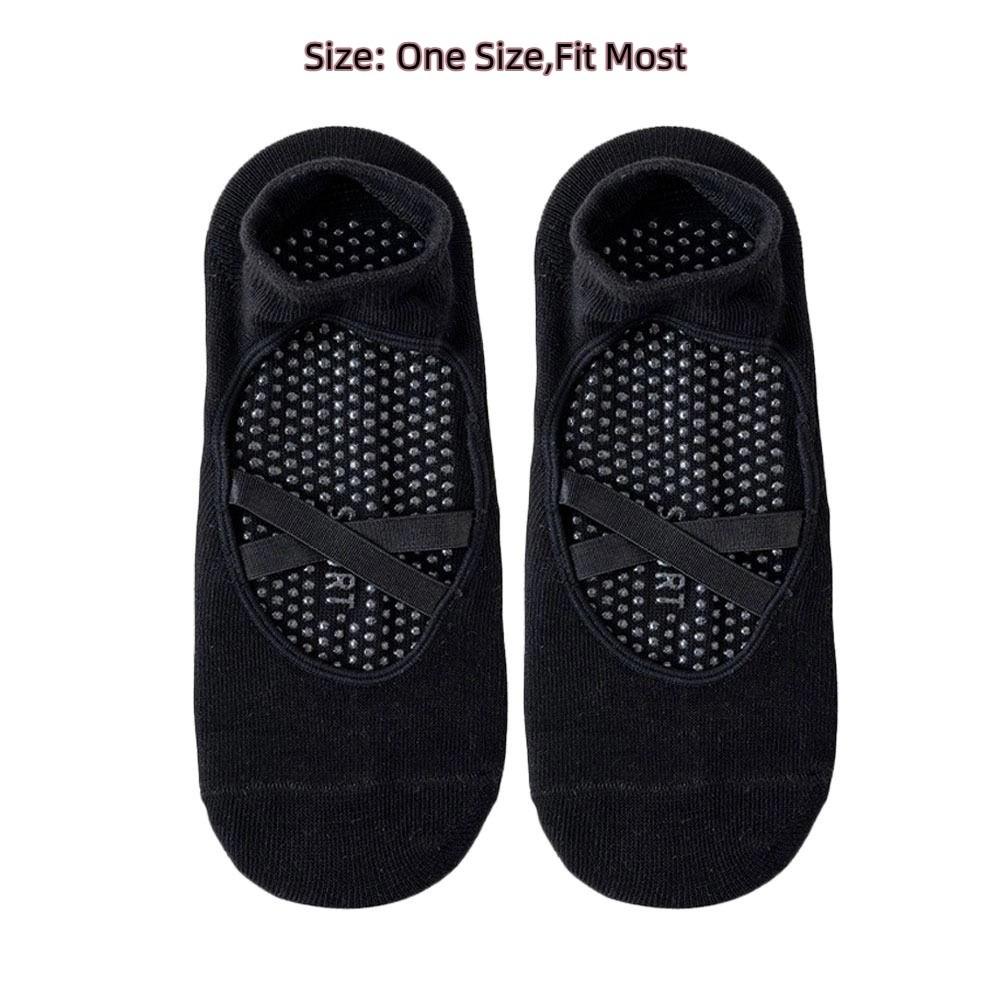 Cotton Pilates Socks Breathable Mid Tube Socks Casual Yoga Socks Women