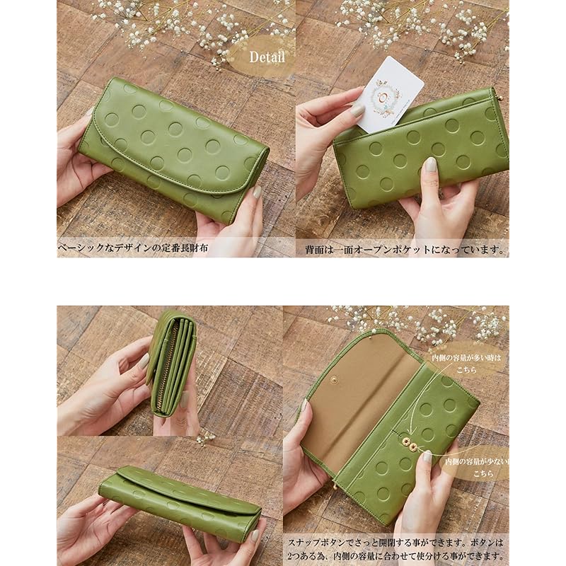 [ZUCCHERO] wallet ladies long wallet Popularity large capacity genuine leather Cover easy to use Zucchero Zuccherofilato official long wallet ladies