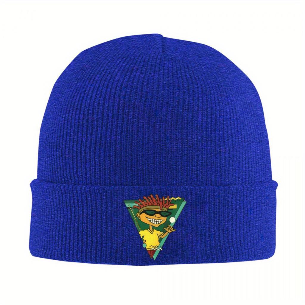 Rocket Power Character Group Knitted Hat Warm Skullies Beanies Baseball Cap