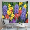 Spring Flowers Tapestry Green Grass Swing Tapestry Natural Scenery Tapestry Art Tapestries Home Living Room Bedroom Dorm Decor