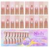 5 Colori Degradé Punte Morbide per Unghie in Gel Base Preapplicata e Primer per Punta Unghie Finte Preformate 15
