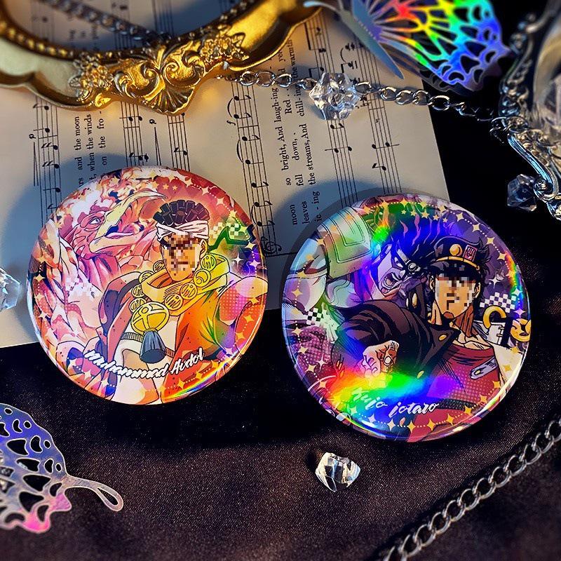 Jotaro, Kakyoin, and Polnareff Doujin Badges Collection