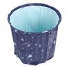 Portable Foldable Bathtub Multipurpose Thicken PVC Eco Friendly Foldable Soaking Tub for Home Shower Stall Star Moon