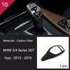 For BMW 3 4 Series 3GT F30 F32 F34 Car Styling Interior Gearshift AC CD Button Panel Door Armrest Decoration Cover Trim Sticker MQHWD1