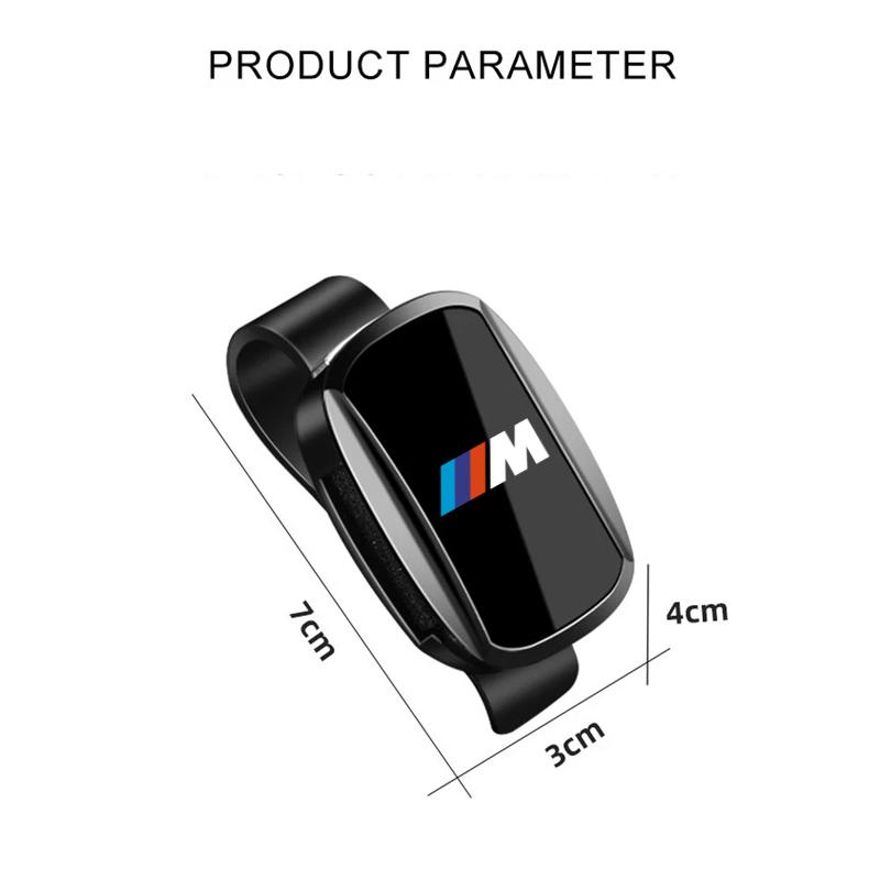 MLKL5 Car Sun Visor Glasses Clip Pressing Switch Eyeglasses Holder For BMW M Emblem E46 E36 E34 F10 E90 F30 E60 F30 E53 E30 E92 E87