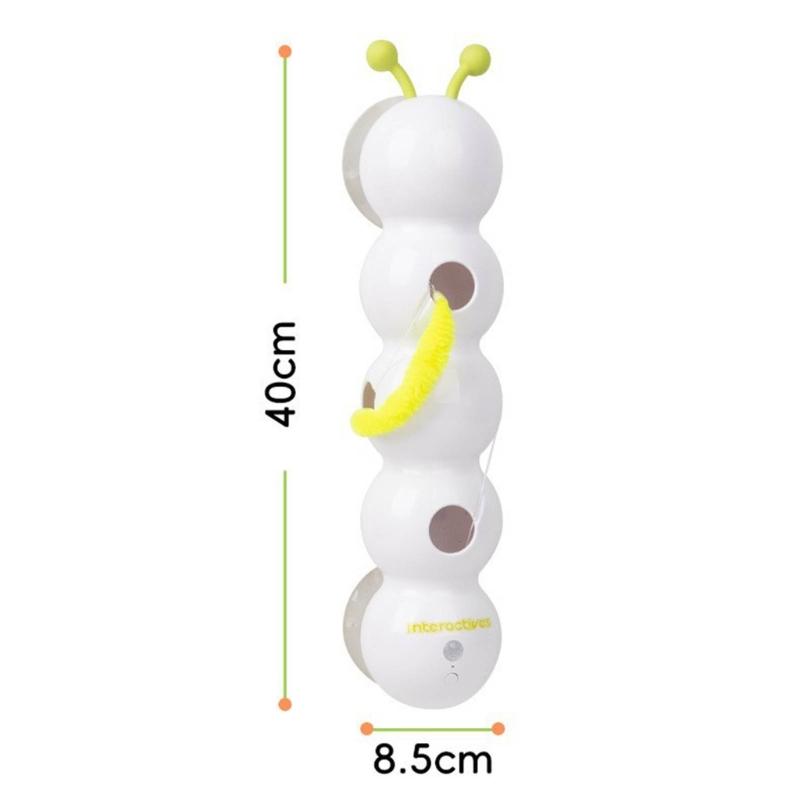 Automatic Motion Activated Cats Toy With Smarted Sensors And Suction Cup For Indoor Playtimes Entertainment
