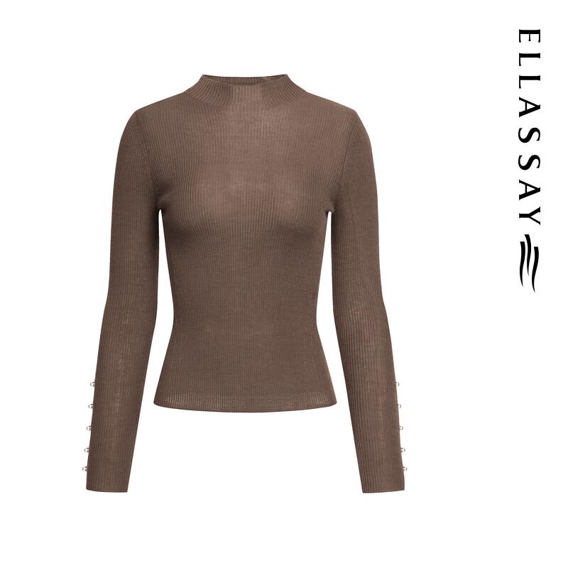 ELLASSAY Women's 100% Merino Wool Slim-Fit Pullover Sweater