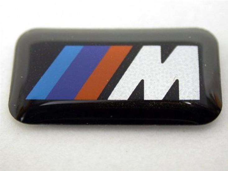 BMW M Sport Wheel Emblem Badge of Sticker Decal // (Set 4)