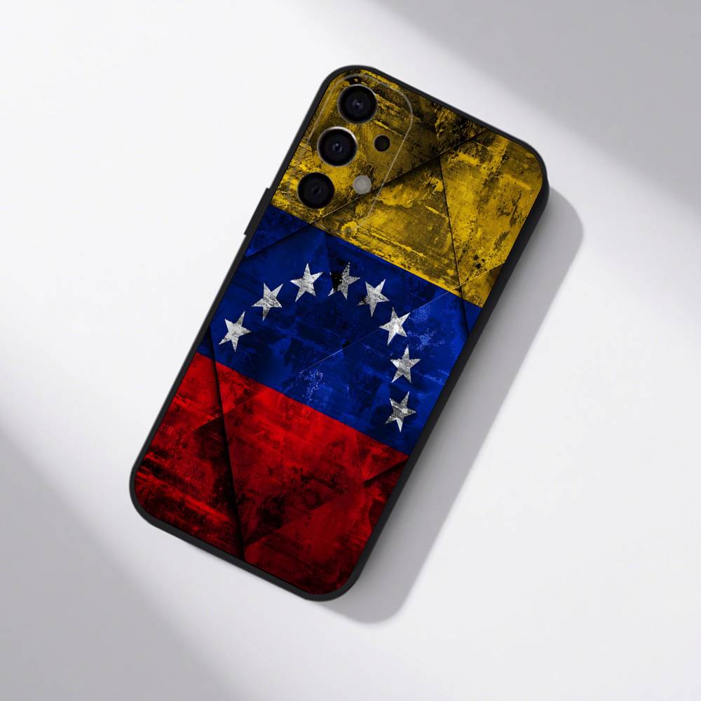 Flag OF The Venezuela Venezuelan Phone Case For Samsung S25,S24,S21,S22,S23,S30,Ultra,S20,Plus,Fe,Lite,5G Black Cover