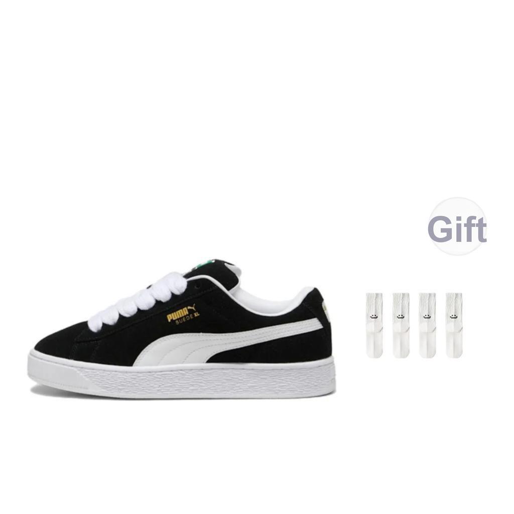 New Puma Suede Black White 395205-02