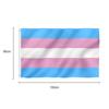 LGBT Trans Transgender Pride Flag 90x150cm Polyester Rainbow Gay Flags For Decor