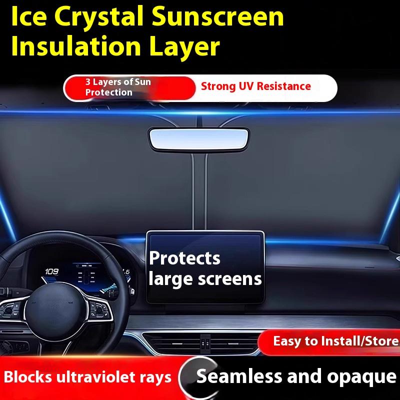 For 2016-2024 Lexus RX350 RX350L RX450h Front Windshield Sun Shade UV Block CoverWindshield Sunshades 1