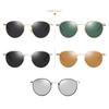 Metal Round Sun Glasses Women Polycarbonate Lens Driving Nearsighted Sunglasses Prescription 0 -0.5 -0.75 -1.0 To -5.0
